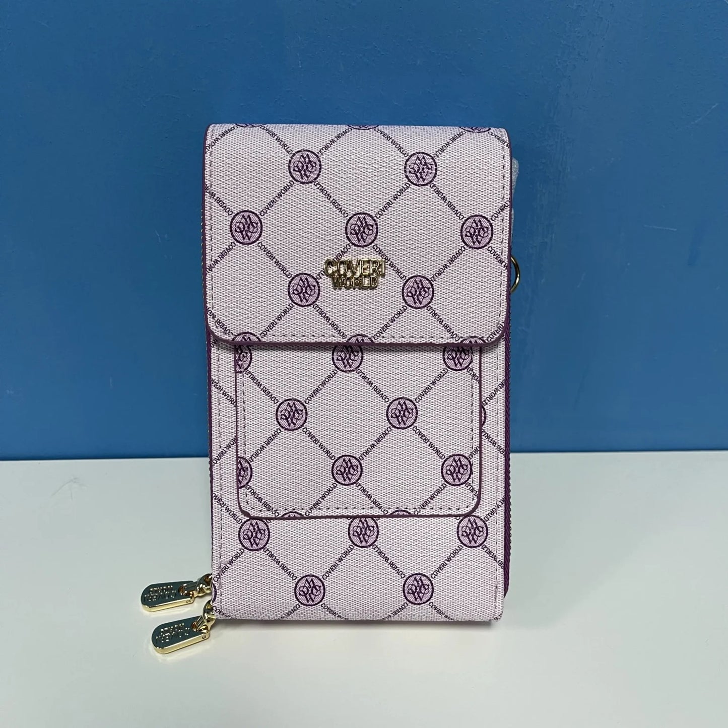 Portafogli e Porta cellulare ENRICO COVERI con tracolla vari colori