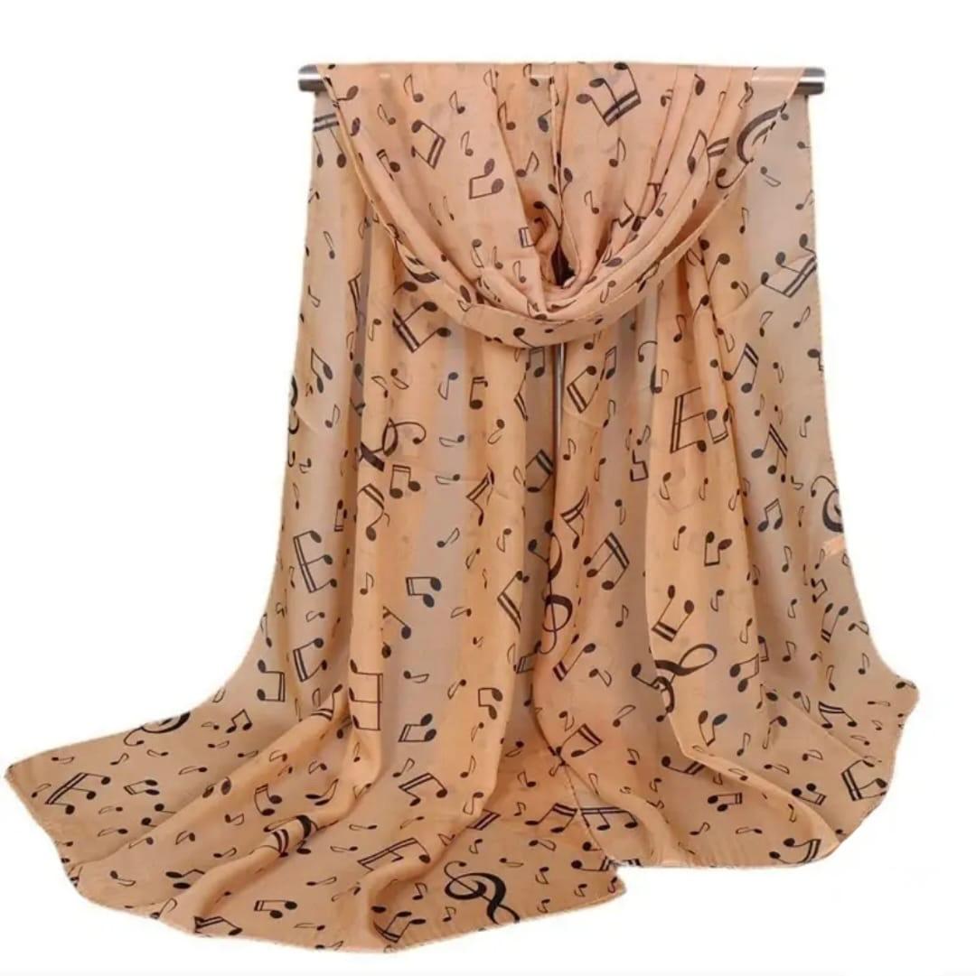 Foulard tema note Musicali o Catene