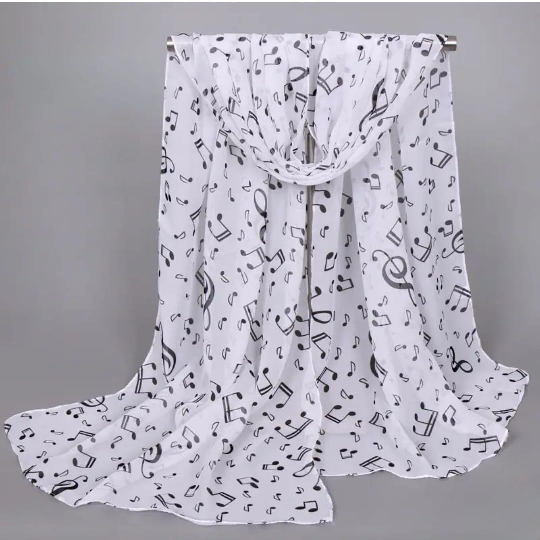 Foulard tema note Musicali o Catene