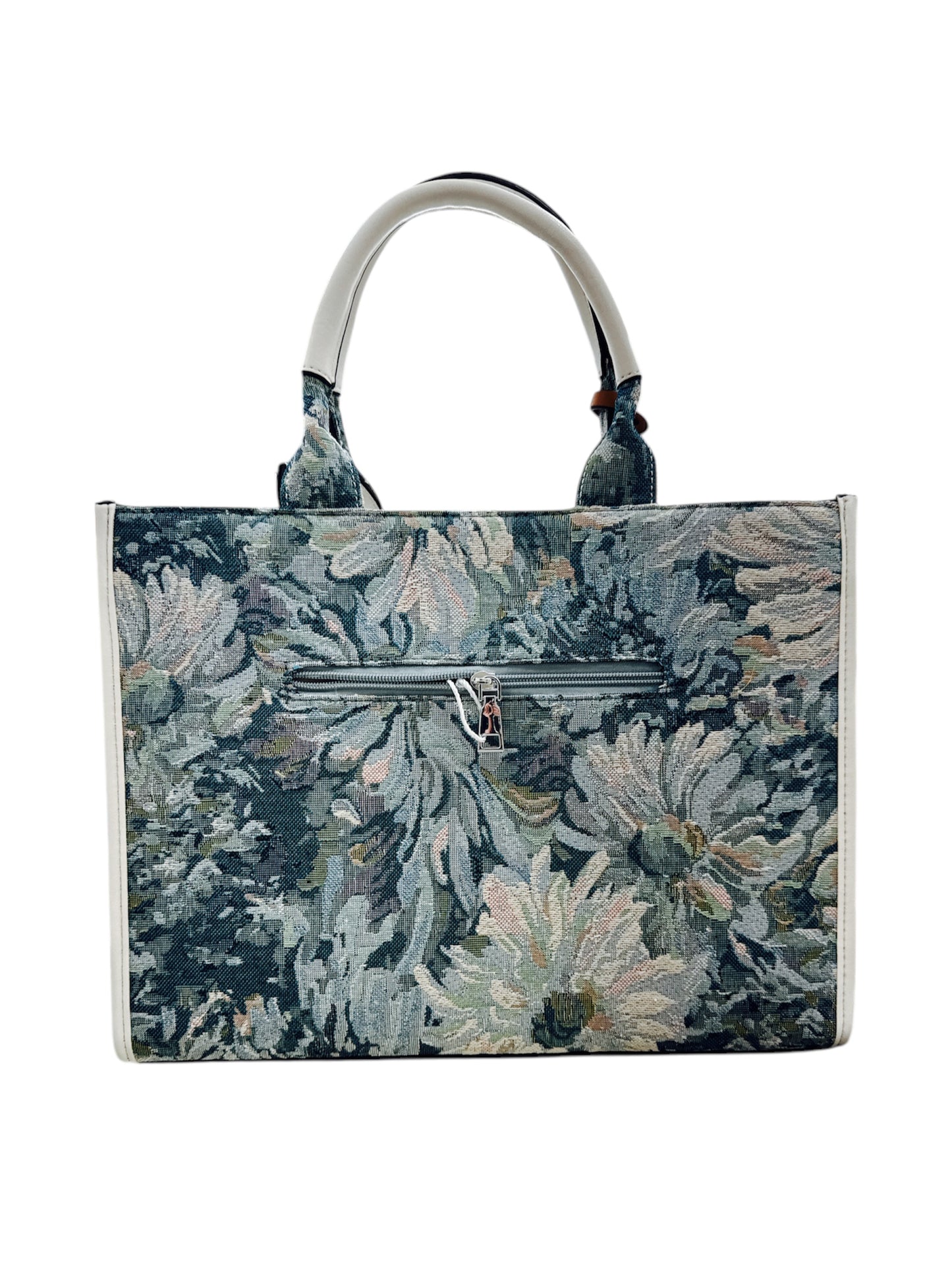 Borsa Summer in tela con fiori