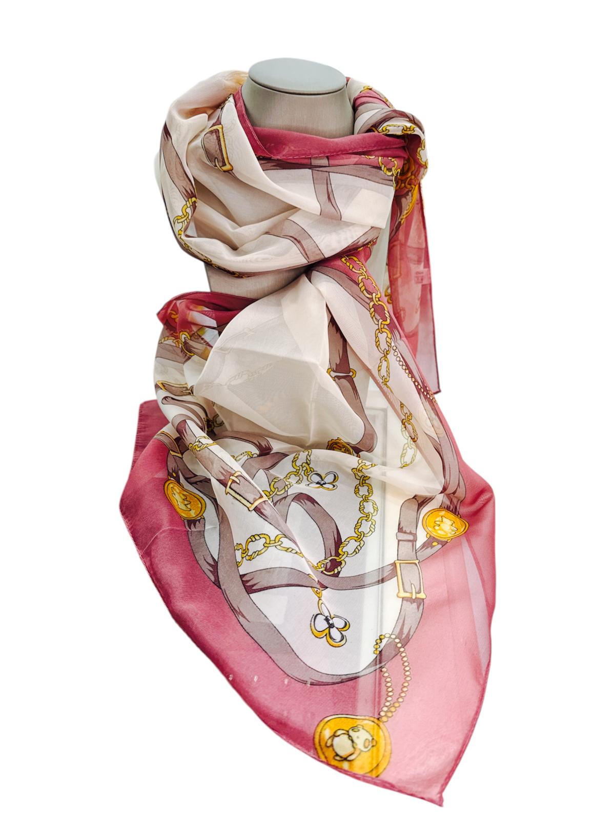 Foulard tema note Musicali o Catene