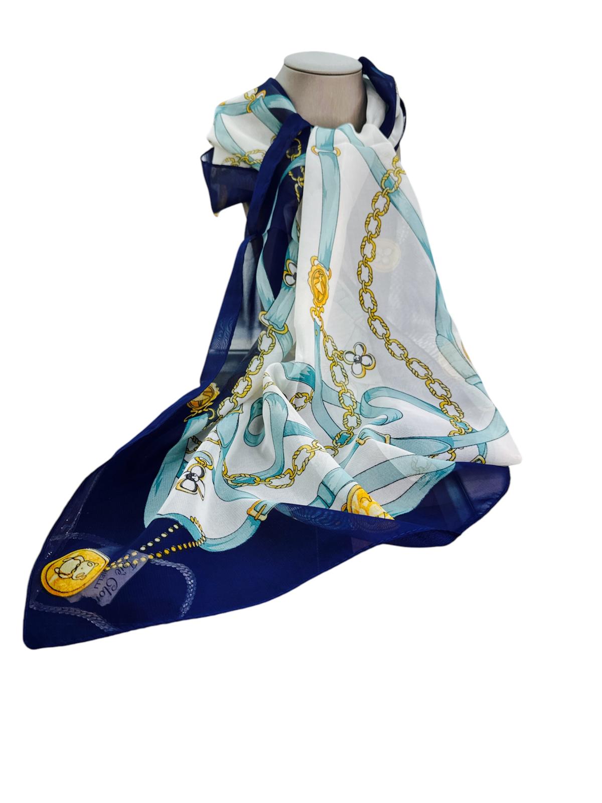 Foulard tema note Musicali o Catene