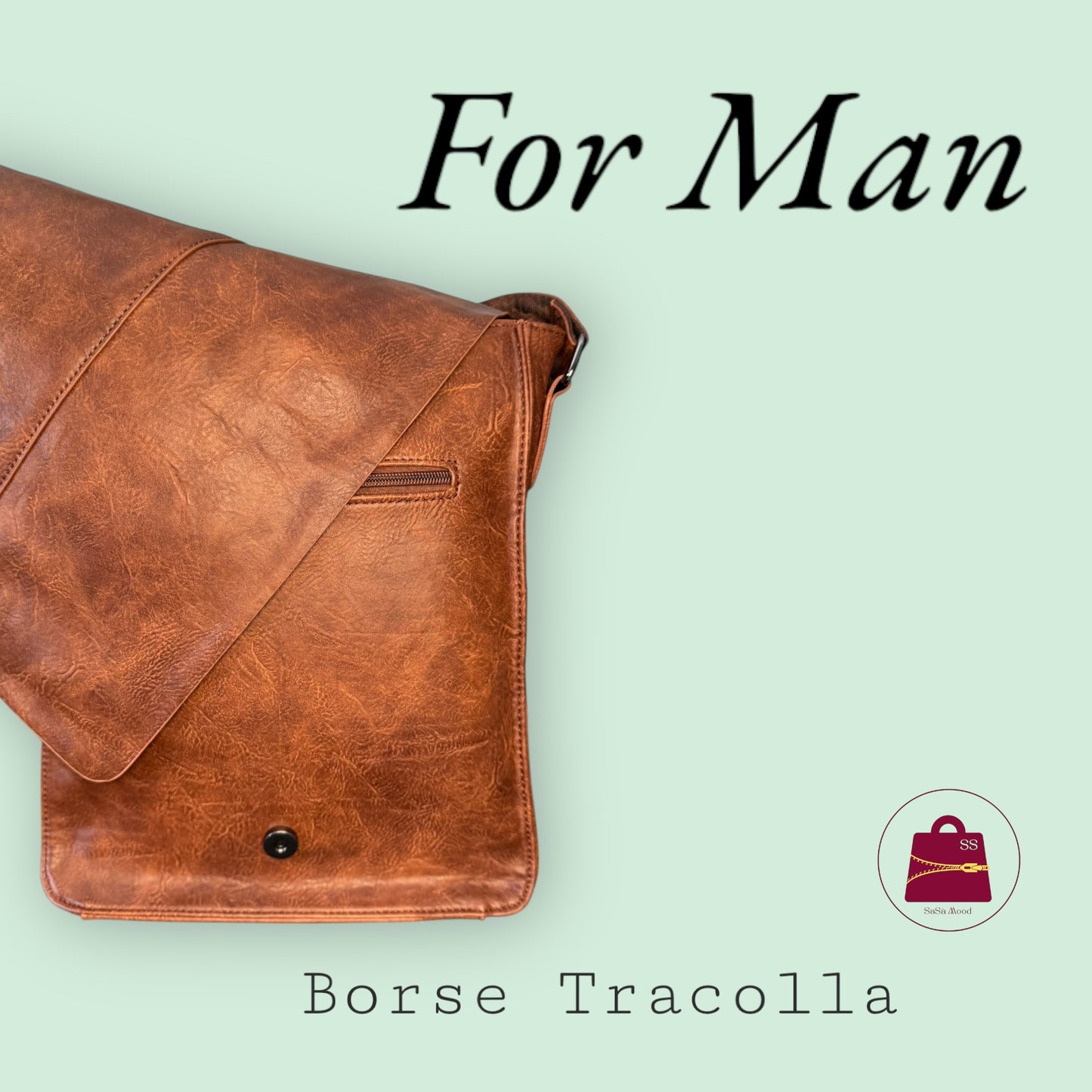 Borsa tracolla uomo elegante