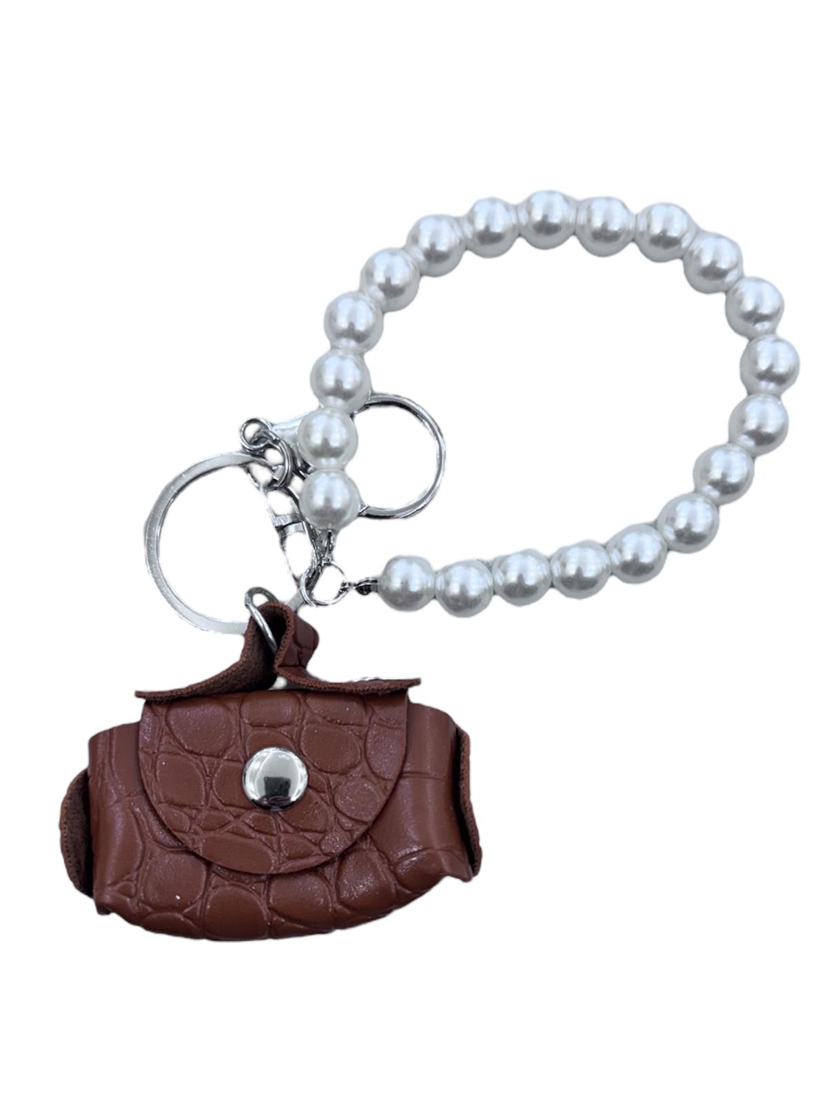 Portachiavi con Perle e Borsetta