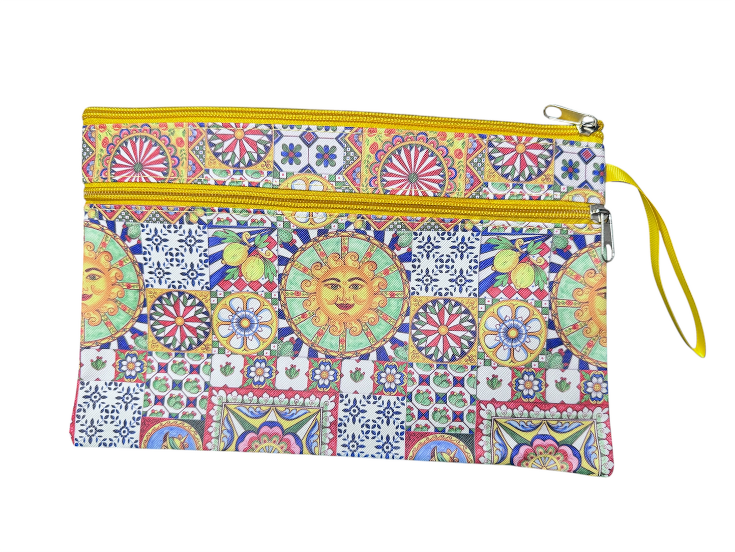Pochette estate in Sicily colorate