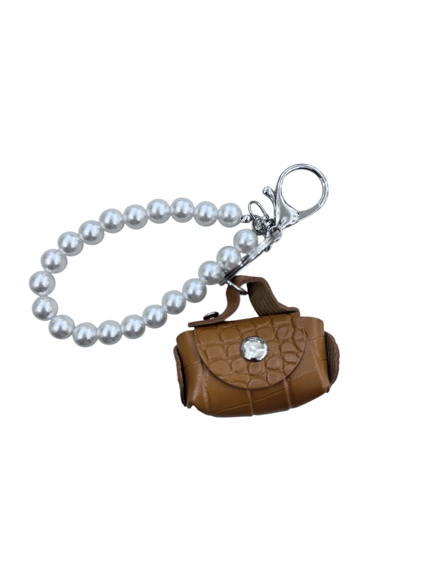 Portachiavi con Perle e Borsetta