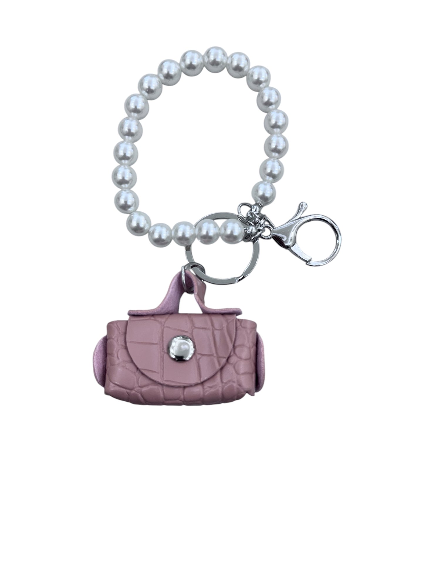 Portachiavi con Perle e Borsetta