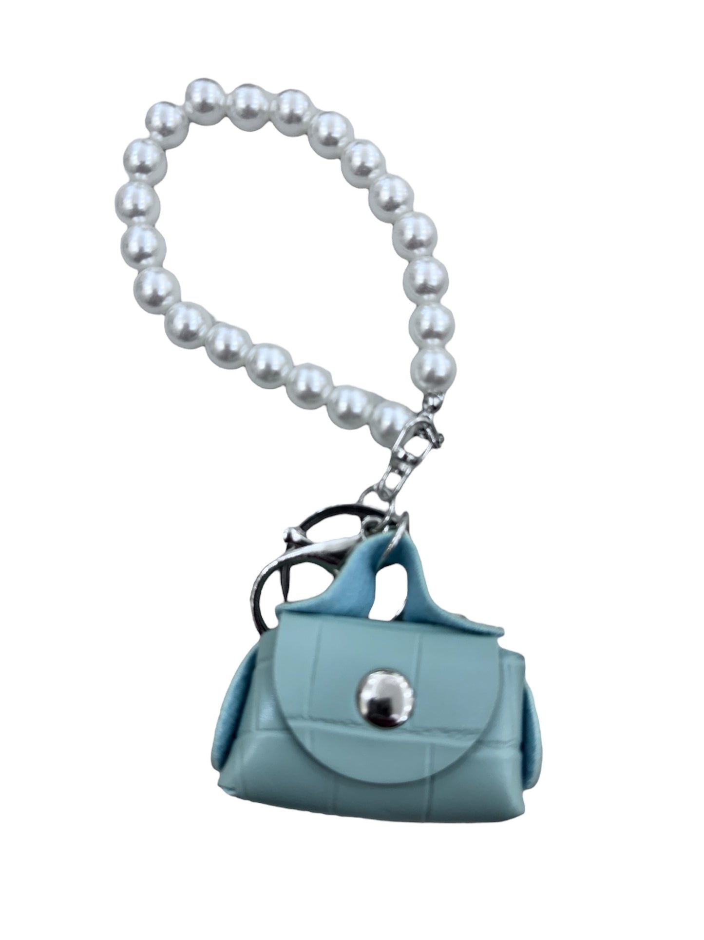 Portachiavi con Perle e Borsetta