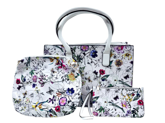 Set 3 Borse Primavera con fiori colorati e borsa tracolla Tote