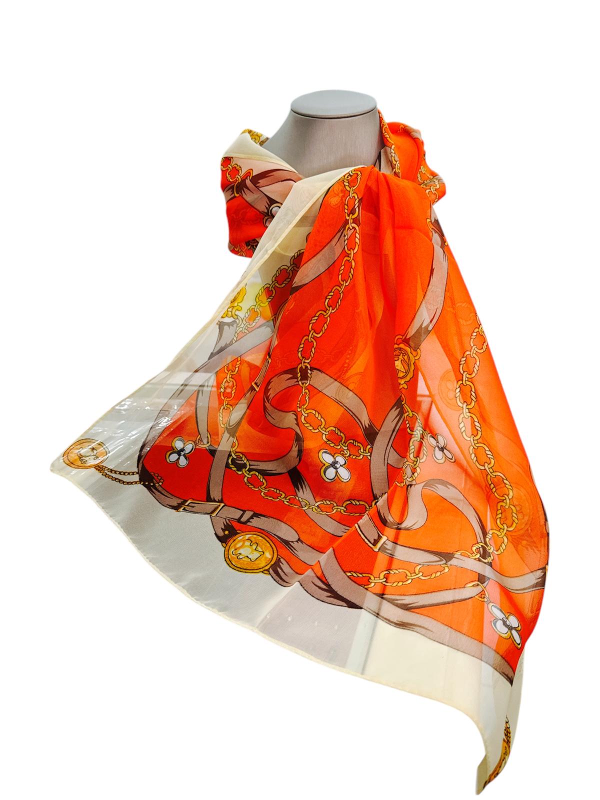 Foulard tema note Musicali o Catene